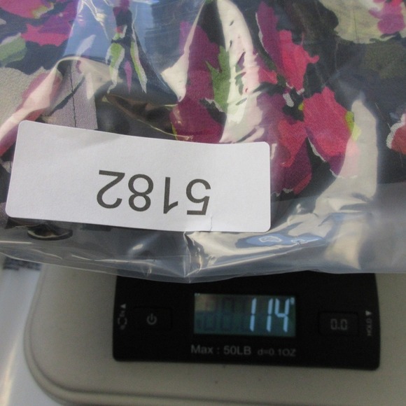 Equipment Femme 100% Silk Blouse M Black Floral Sheer Button Down Office 114 - Picture 14 of 14